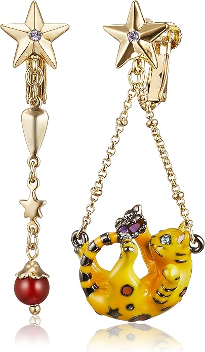 Amazon | [アナスイ] ベンガルキャットモチーフイヤリング マルチ